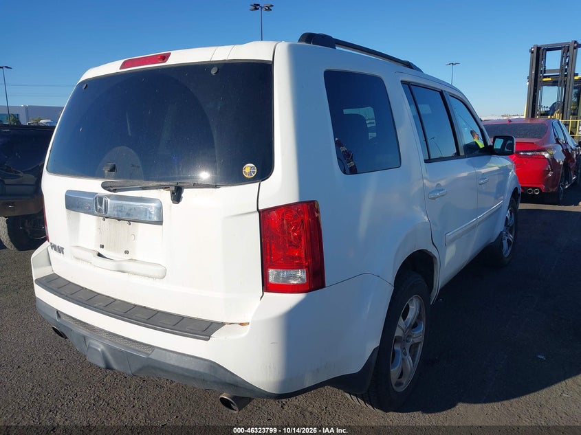Vin: 5fnyf3h45fb005988, lot: 46824047, honda pilot ex 20154