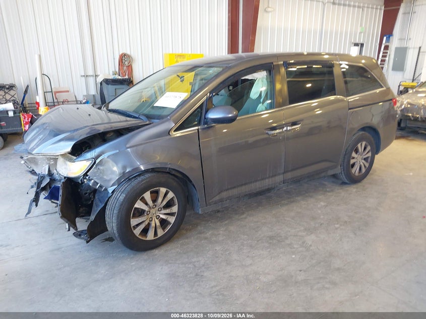 Vin: 5fnrl5h44eb124445, lot: 46824076, honda odyssey ex 20142