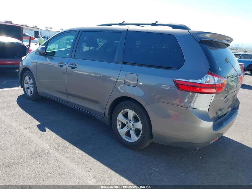 Vin: 5tdkz3dc0hs893526, lot: 46824094, toyota sienna le 8 passenger 20173