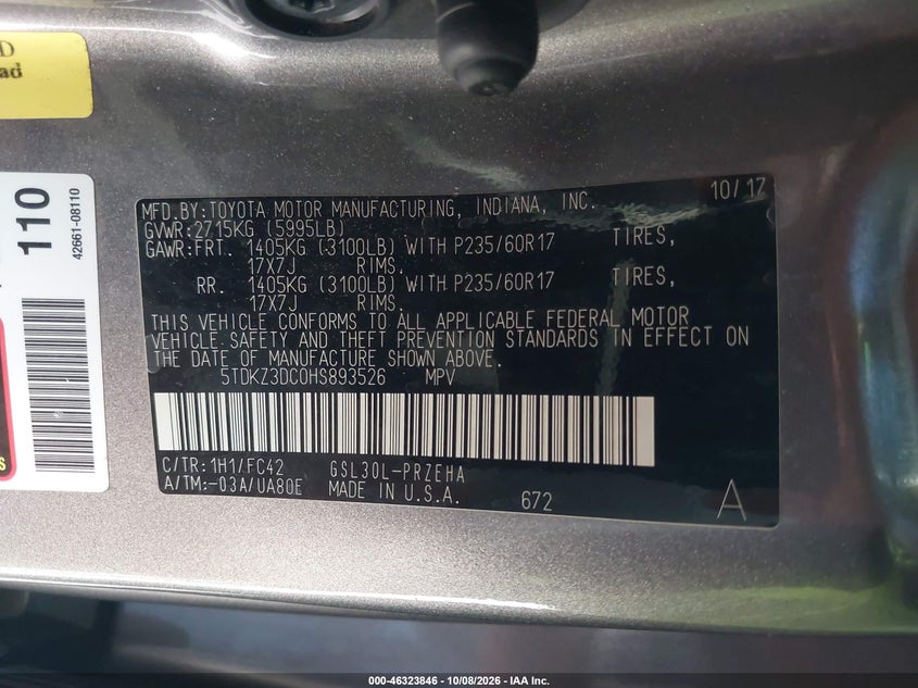 TOYOTA SIENNA - zdjęcie 9
