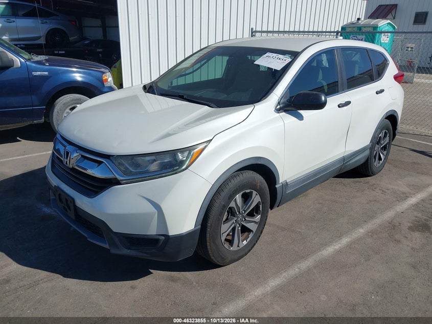 2017 Honda Cr-V Lx, Right Side, IAAI, VIN 2HKRW5H39HH403667 — photo 2