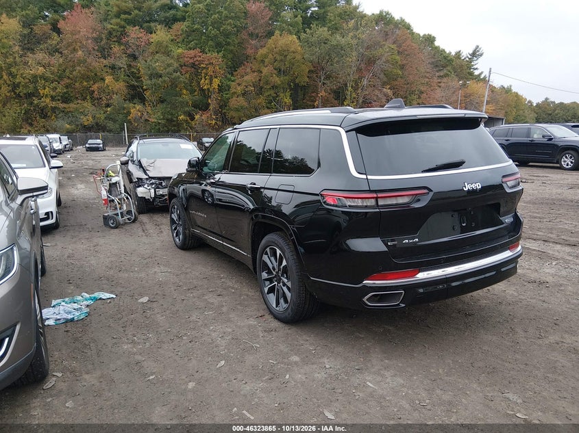Vin: 1c4rjkdg2p8103195, lot: 46824113, jeep grand cherokee l overland 4x4 20233