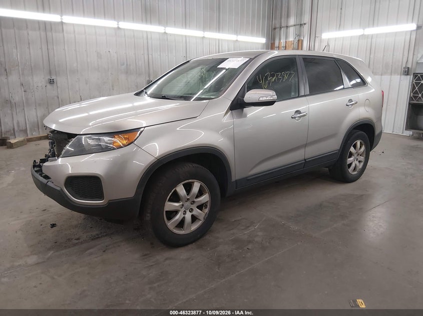 Vin: 5xykt4a17dg332922, lot: 46824125, kia sorento lx 20132