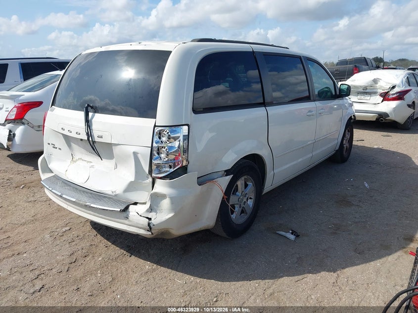 Vin: 2c4rdgcg8dr634102, lot: 46824177, dodge grand caravan sxt 20134