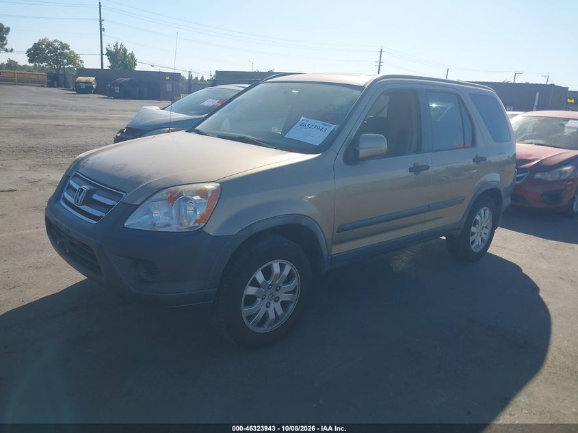 2006 Honda Cr-V Ex, Rear, IAAI, VIN JHLRD78886C012261 — photo 2