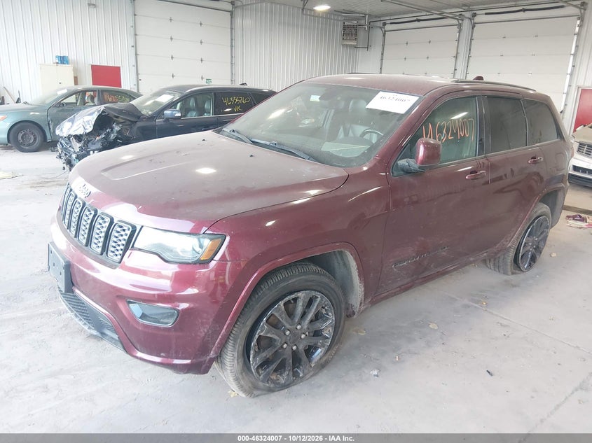 Vin: 1c4rjfag1kc802352, lot: 46824255, jeep grand cherokee altitude 4x4 20192