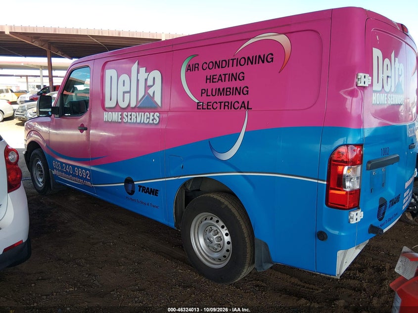Vin: 1n6bf0km9ln802963, lot: 46824261, nissan nv cargo nv1500 s standard roof v6 20203