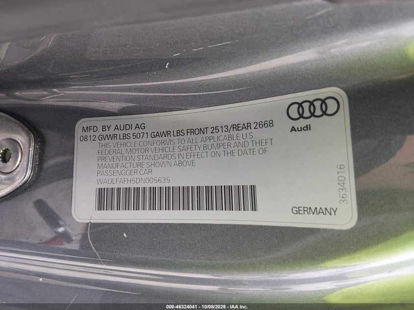 2013 AUDI A5 2.0T PREMIUM · Фото 9