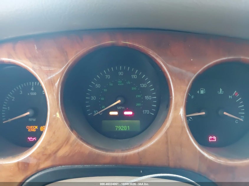 JAGUAR XJ8 1998 VIN SAJHX1247WC820072