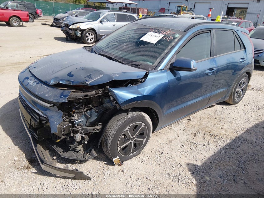 Vin: kndcr3le8p5100405, lot: 46824360, kia niro ex 20232