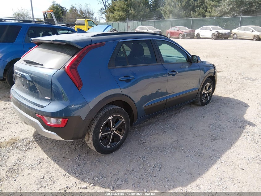 Vin: kndcr3le8p5100405, lot: 46824360, kia niro ex 20234