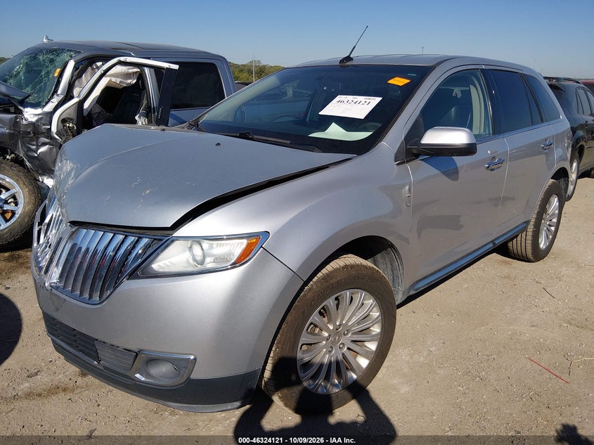 Vin: 2lmdj6jk9fbl22886, lot: 46824374, lincoln mkx 20152