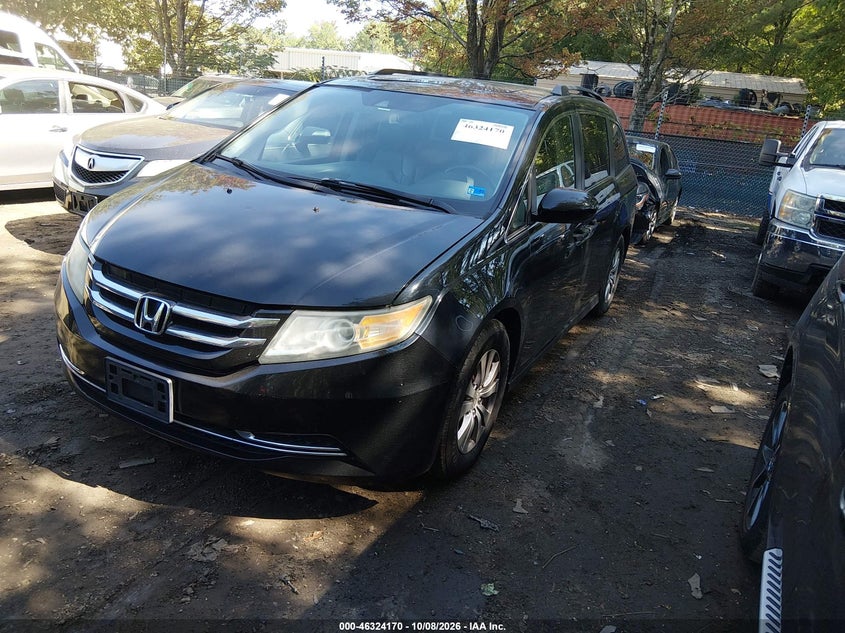 2014 HONDA ODYSSEY VIN 5FNRL5H66EB079610 — фото 2