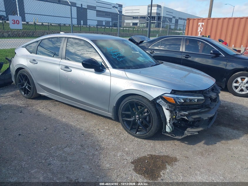 Vin: 19xfl2h87se006816, lot: 46824445, honda civic sedan sport 20251