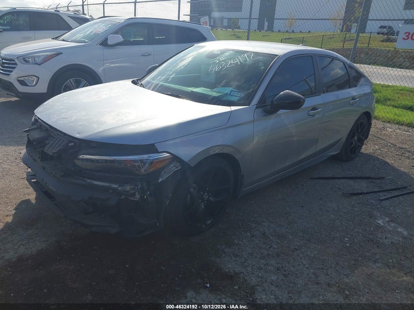 Vin: 19xfl2h87se006816, lot: 46824445, honda civic sedan sport 20252