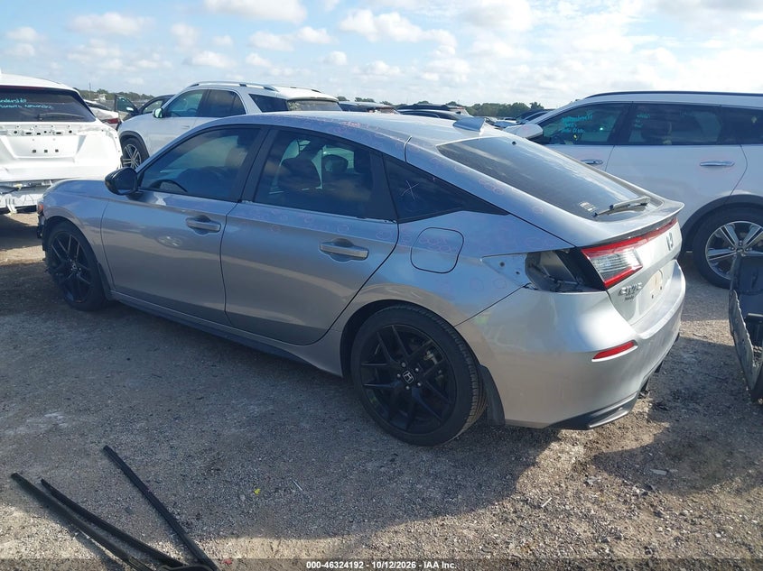 Vin: 19xfl2h87se006816, lot: 46824445, honda civic sedan sport 20253