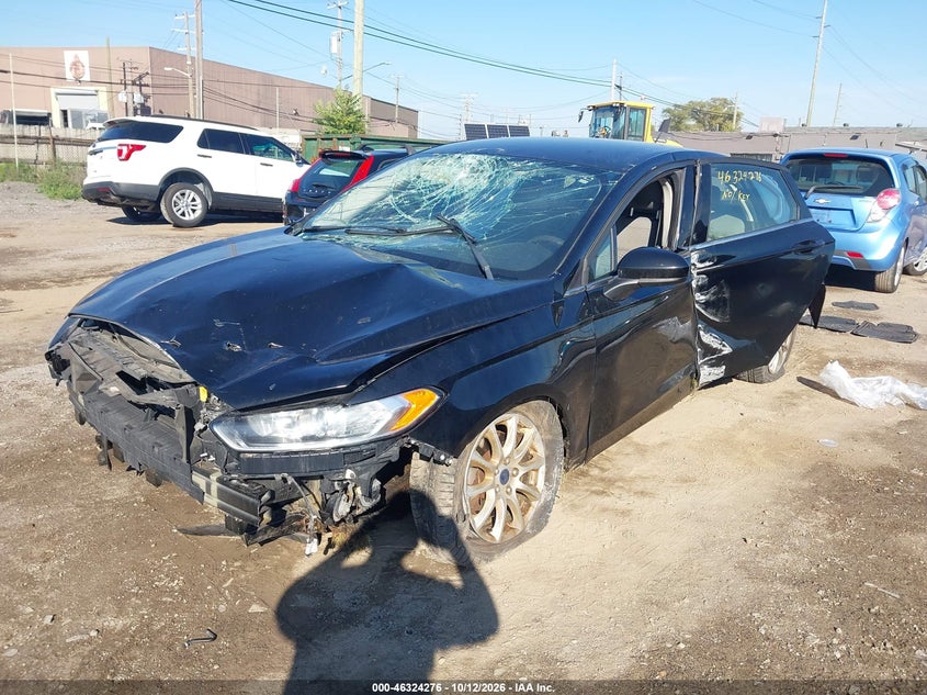 Vin: 3fa6p0g71gr286417, lot: 46824529, ford fusion s 20162