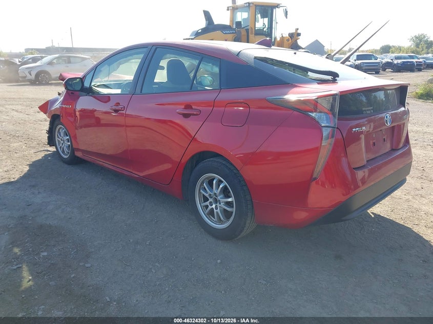 Vin: jtdkbrfu7h3543874, lot: 46824555, toyota prius two 20173