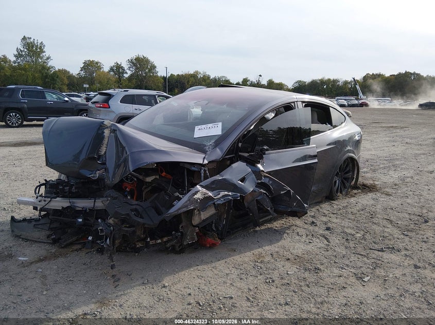 Vin: 7saxcbe6xpf408700, lot: 46824576, tesla model x plaid tri motor all-wheel drive 20232