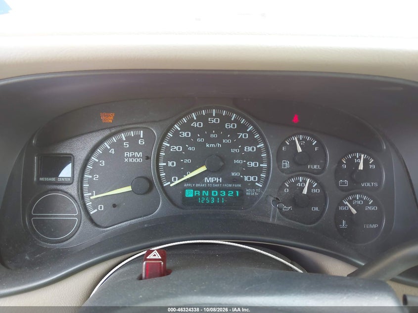 GMC YUKON 2001 VIN 1GKEC13T91J121909