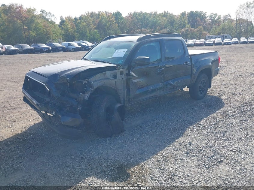 2022 Toyota Tacoma Sr5 V6, Левый бок, IAAI, VIN 3TYCZ5AN3NT080784 — фото 2