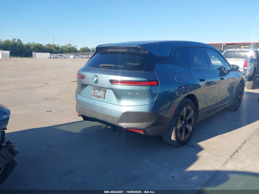 Vin: wb523cf02nck54786, lot: 46824610, bmw ix xdrive50 20224