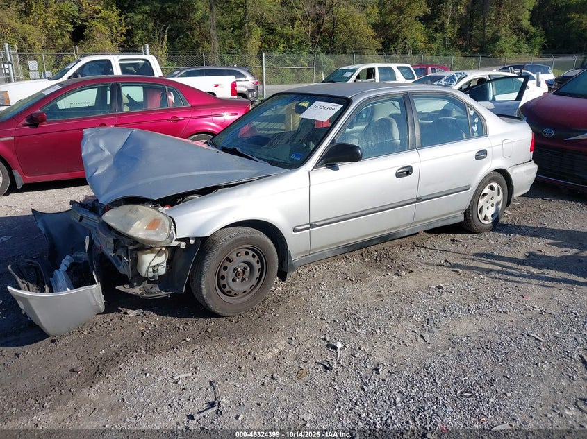 1999 Honda Civic Lx, Front End, IAAI, VIN 1HGEJ6677XL002770 — photo 2