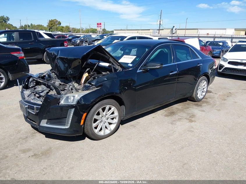 Vin: 1g6ap5sx4f0130205, lot: 46824653, cadillac cts standard 20152