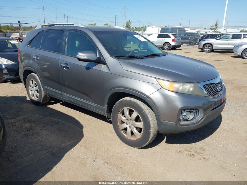 Vin: 5xykt3a19bg052765, lot: 46824690, kia sorento lx 20111