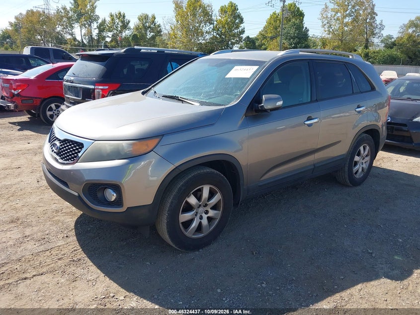 Vin: 5xykt3a19bg052765, lot: 46824690, kia sorento lx 20112