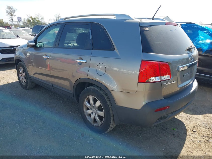 Vin: 5xykt3a19bg052765, lot: 46824690, kia sorento lx 20113