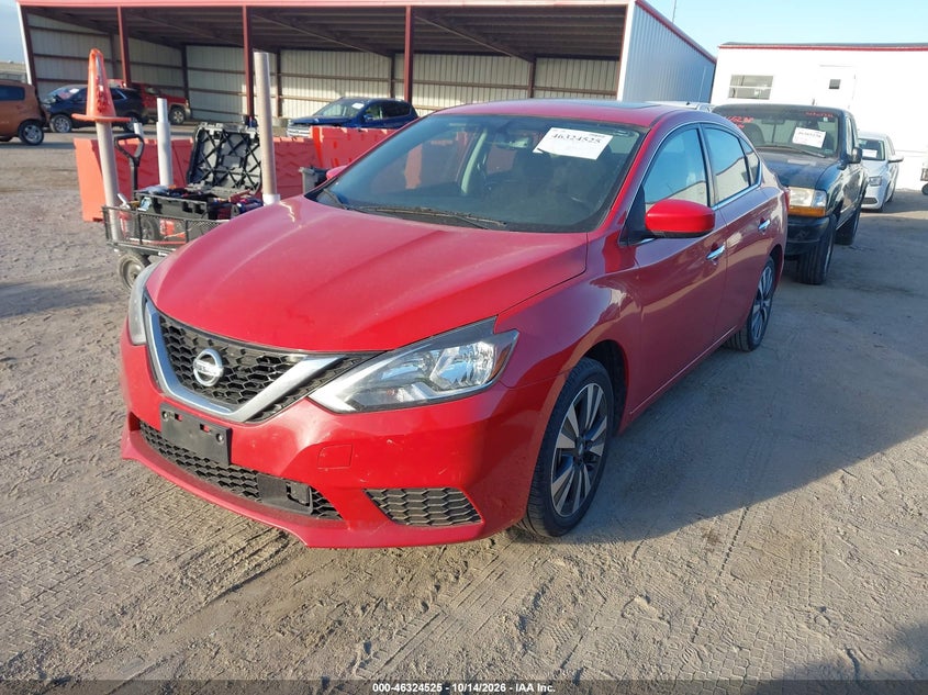 2019 Nissan Sentra Sv, Град, IAAI, VIN 3N1AB7AP6KY260577 — фото 2