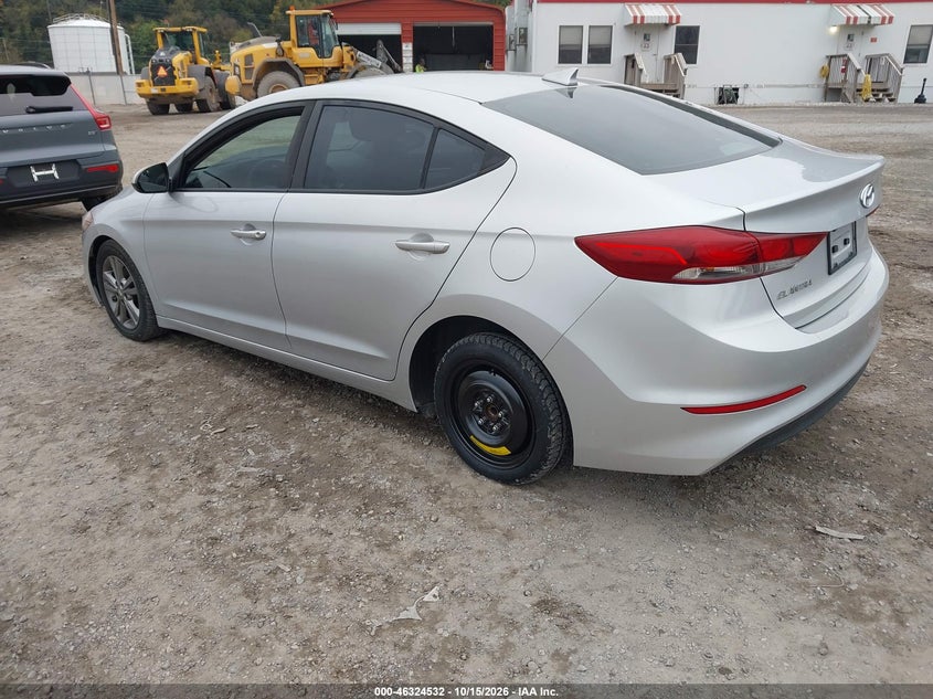 Vin: 5npd84lf7hh021458, lot: 46824785, hyundai elantra se 20173
