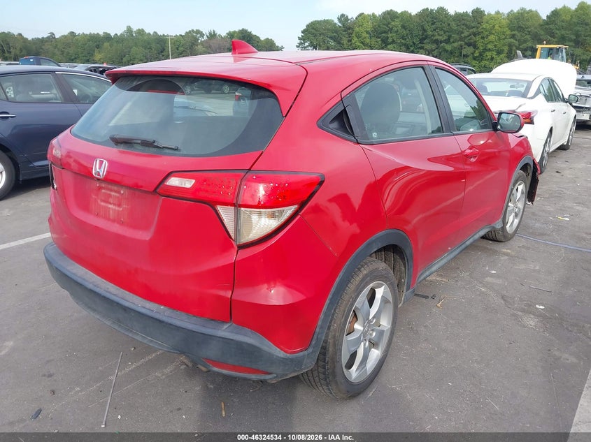 Vin: 3czru5h39gm726464, lot: 46824787, honda hr-v lx 20164