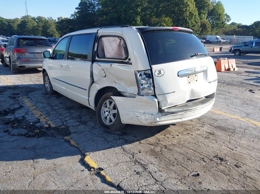 Vin: 2a4rr5d19ar319038, lot: 46824789, chrysler town & country touring 20103