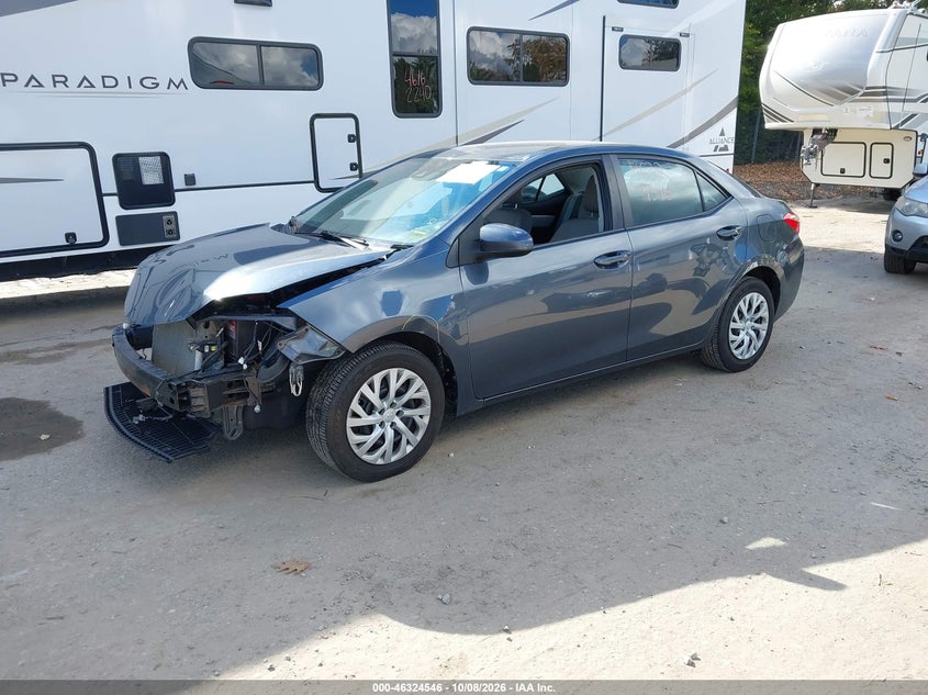 Vin: 2t1burhe6jc024621, lot: 46824799, toyota corolla le 20182