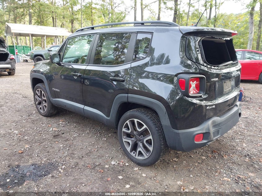 Vin: zaccjbbb9hpe46691, lot: 46824808, jeep renegade latitude 4x4 20173