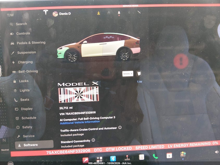 2022 TESLA MODEL X PLAID TRI MOTOR ALL-WHEEL DRIVE · Фото 7