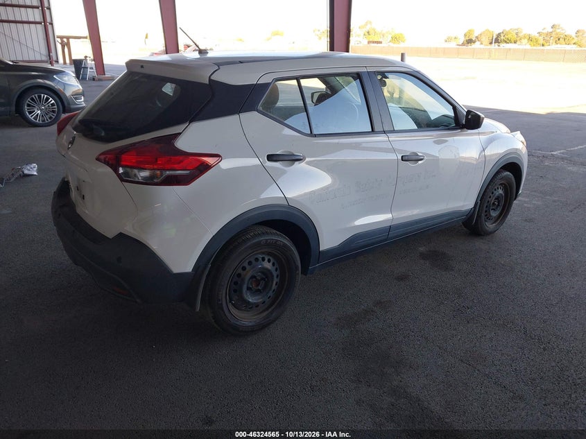 Vin: 3n1cp5bv8ll500187, lot: 46824818, nissan kicks s xtronic cvt 20204