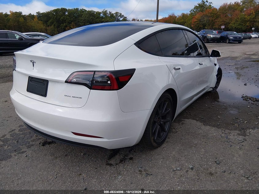 Vin: 5yj3e1eb9pf617584, lot: 46824849, tesla model 3 long range dual motor all-wheel drive 20234