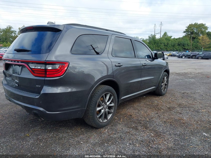 Vin: 1c4rdjdg0hc709515, lot: 46824851, dodge durango gt awd 20174