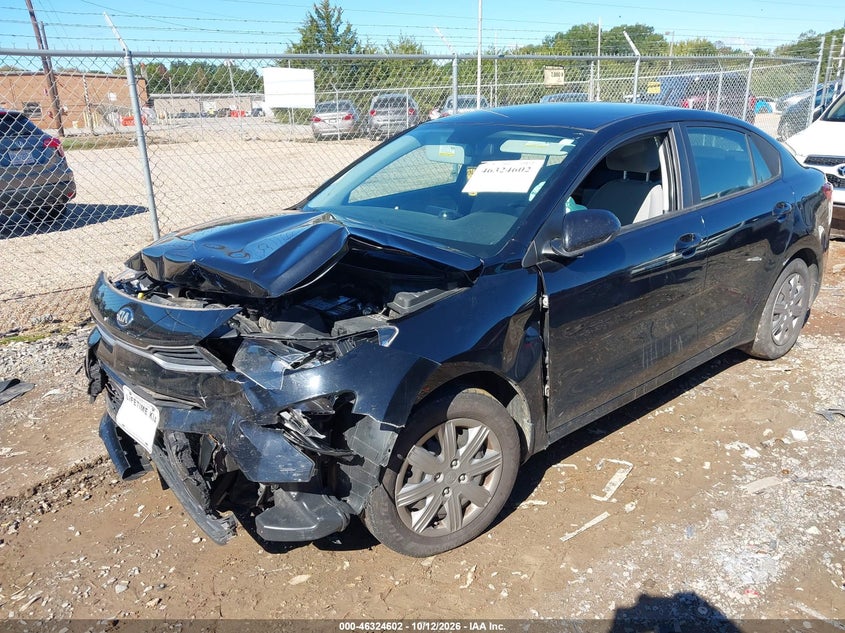 Vin: 3kpa24ad7me377610, lot: 46824855, kia rio s 20212