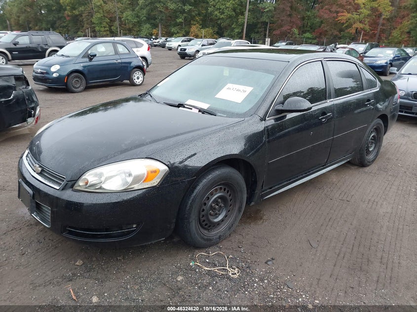 2011 Chevrolet Impala Ls, Left Side, IAAI, VIN 2G1WF5EK7B1267118 — photo 2