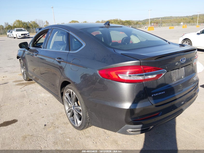 Vin: 3fa6p0d91kr184503, lot: 46824878, ford fusion titanium 20193