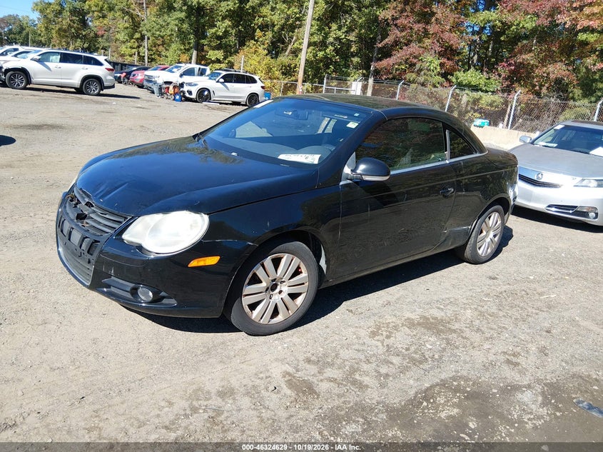 2008 Volkswagen Eos Komfort, Невідомо, IAAI, VIN WVWBA71F28V016331 — фото 2