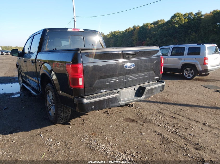 2019 Ford F-150 Lariat, Frame, IAAI, VIN 1FTEW1E41KFC59330 — photo 2