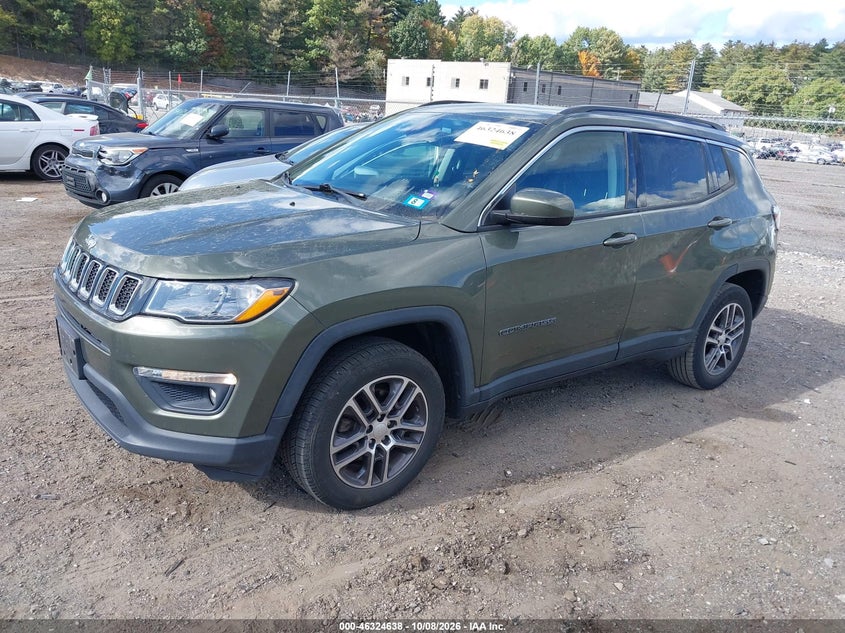 Vin: 3c4njdbb9ht661470, lot: 46824891, jeep new compass latitude 4x4 20172