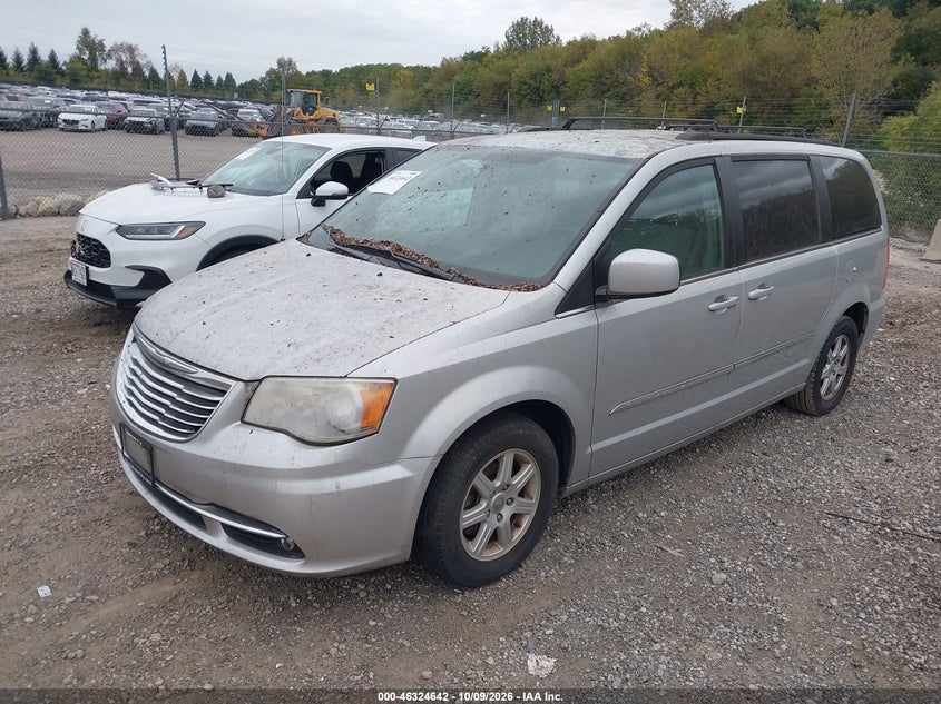 Vin: 2c4rc1bgxcr189409, lot: 46824895, chrysler town & country touring 20122