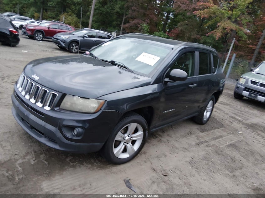Vin: 1c4njdbb7ed734644, lot: 46824907, jeep compass sport 20142