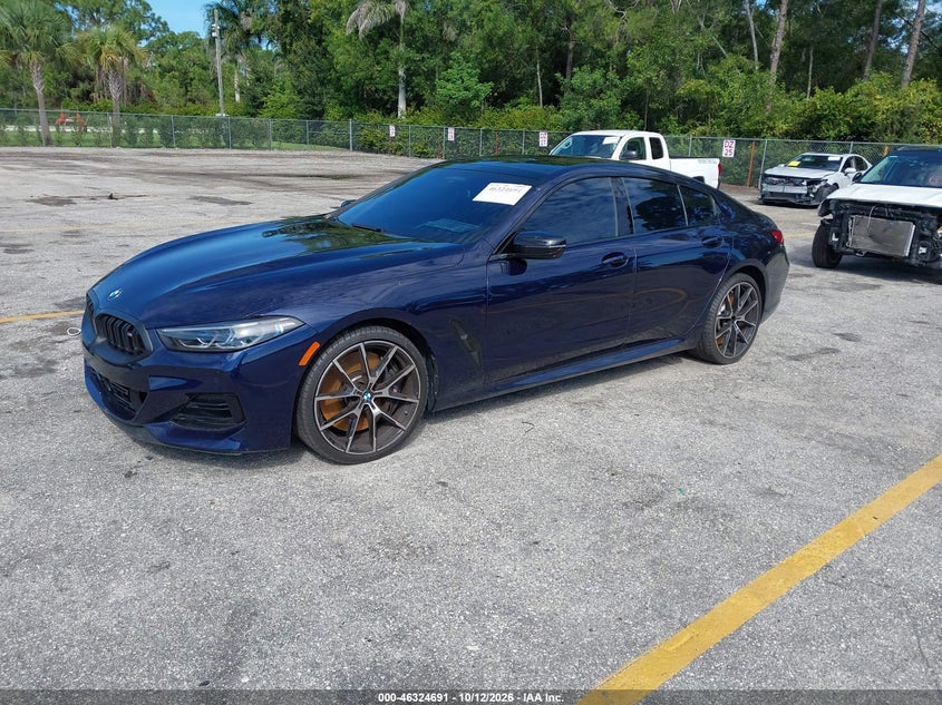 Vin: wbagv8c09rcp90045, lot: 46824944, bmw m850i gran coupe xdrive 20242